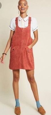 Modcloth Sociable Scholar Corduroy Sweater dress size XL