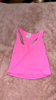 Aerie pink waffle  offline tank top