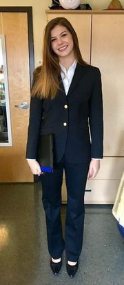 Navy Womens Suit