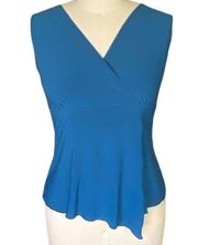 SUSAN LAWRENCE Ladies Sleeveless Halter Summer Top Blouse ~ Size LARGE