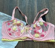 Lounge Fleur Balcony Bra Pink