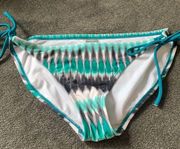 Green / Grey / White / String Bikini Bottom