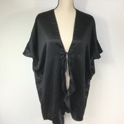 NWT Victoria’s Secret Black Satin Robe