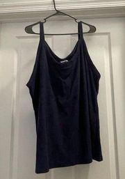 Ava & Viv Women's Tank Top Blue size 3X