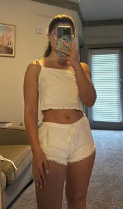 White Two Piece Set