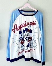Disney  Happiness Served Up Everyday Long Sleeve Top in Size 2XL