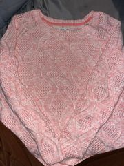 Large Womens Pink Sweater