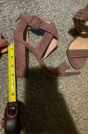 Charlotte Russe Mauve  Heels