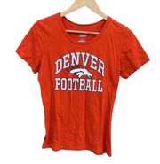 Majestic NFL Denver Broncos orange short sleeve t-shirt size large