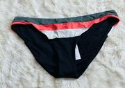 BECCA Striped Hipster Bikini Bottom XL