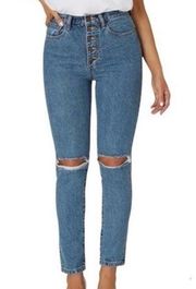 Weworewhat Danielle High Rise Jeans Size 29