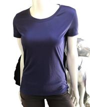 alo Yoga Blue Short Sleeve Athletic Shirt Women's Size XS