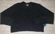 Nwt Decree Women's Black Size 2X Rash Guard Long-Sleeve Swim Shirt