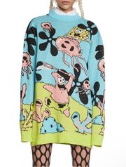 x SpongeBob Gone Fishing Oversized Sweatersize S