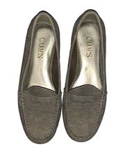 CHAPS driver slip-on light tan loafers shoes 6B