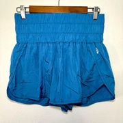 Free People FP Movement The Way Home Athletic Shorts Electric Cobalt Blue Size M