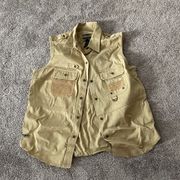 Ralph Lauren Lauren  Khaki Vest SIZE M