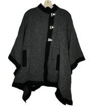 Jones New York Wool Blend Cape