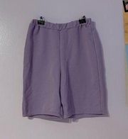 lilac biker shorts