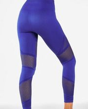 Fabletics  Blue Perforated Cutout Seamless Leggings