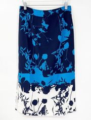 NWT Ted Baker London Bluebell Side Slit Midi Skirt 0-2