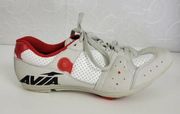 Avia Womens Cycling Shoes Size 8 Gray Low Top Lace-Up Round Toe