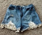 Almost Famous HighWaisted Jean Short