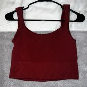 Nikibiki Cropped Maroon/Rust Tank