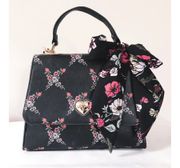 Black Floral Crossbody