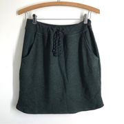 Sundry for Evereve Saturday Super Soft Skirt Green NEW size S (1)