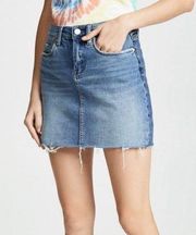 Blank NYC Two Faced Denim Mini Skirt Size 24