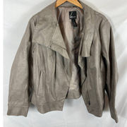 Lane Bryant Faux Leather Bomber Jacket Size 18/20