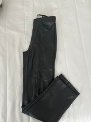 90s Straight Leather Pants