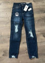 Wallflower High Rise Ankle Mom Jeans Size 1/25 New