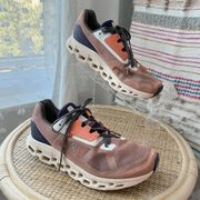 On Cloudstraus Cork Fawn Road-Running Sneakers Road-Running Sneakers Women’s 10