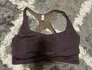 Free People Movement Brown Strappy Sports Bra