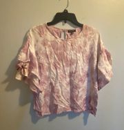 Style  Flowy Pink Shirt