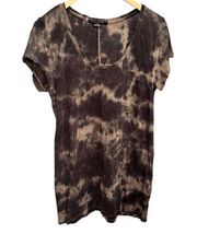 SOCIAL Standard by Sanctuary Grey and Black tie dye dress Size Small