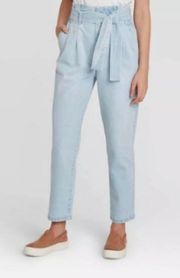 Light Wash High Waisted Pants