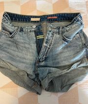 Distressed Jean Shorts