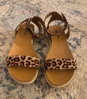 Leopard Print Sandals