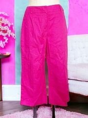 NWT Cropped Length Stretch Hot Pink Pant