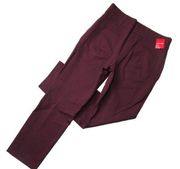 NWT SPANX 20254R The Perfect Pant in Chianti Slim Straight Ponte Knit 1X