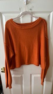 Orange Sweater