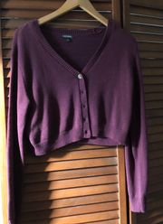 Purple Cardigan