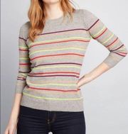 Modcloth Charter School Knit Crewneck Lightweight Sweater Size S New