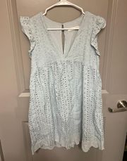 Boutique eyelet romper