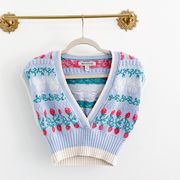 Cherry Sweater Vest