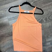 NWT  Tank Top Neon Orange Small