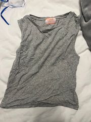 Soft and Comfortable Gray Tank Top